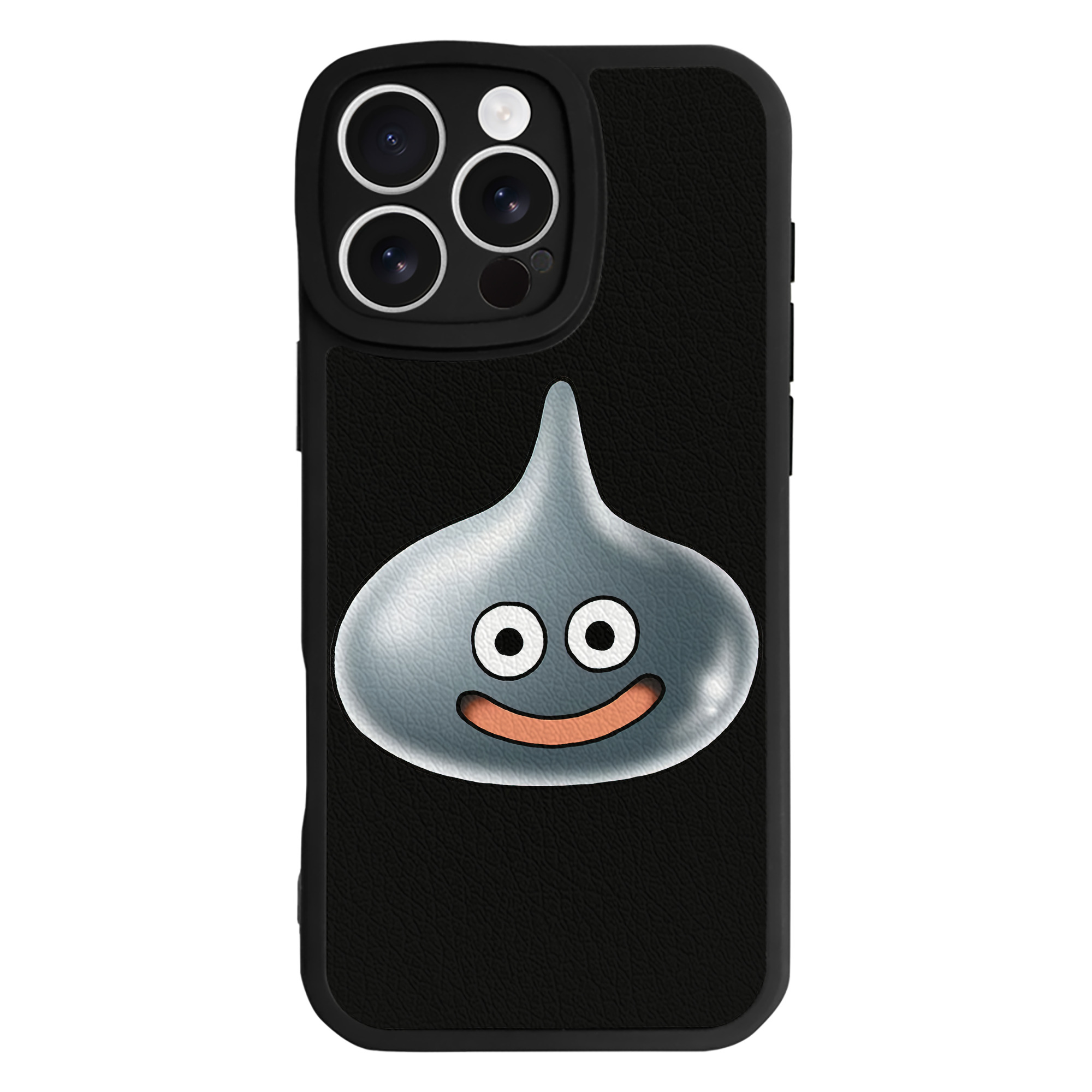 （画像用） ドラゴンクエスト Doragon Kuesuto Dragon Quest 【iPhone 16シリーズ対応】シリコンスマホケース（レザー調） 材質：シリコン